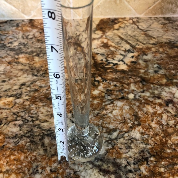 Vintage Swedish controlled bubble bud vase (unmarked Kosta Boda?) - Picture 14 of 16